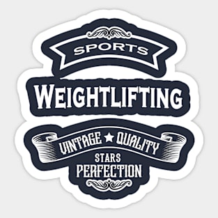 The Weightlifting Sticker